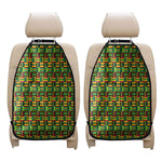 West African Kente Tribal Pattern Print Car Seat Organizers