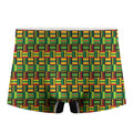 West African Kente Tribal Pattern Print Men's Boxer Briefs