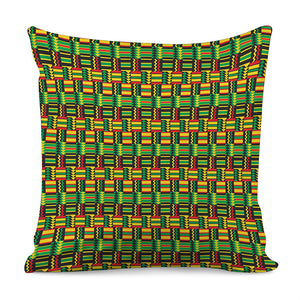 West African Kente Tribal Pattern Print Pillow Cover