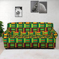 West African Kente Tribal Pattern Print Sofa Cover