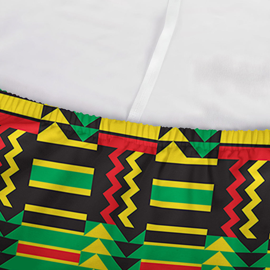 West African Kente Tribal Pattern Print Sofa Cover