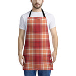 Western Tartan Pattern Print Apron