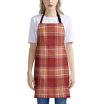 Western Tartan Pattern Print Apron