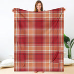 Western Tartan Pattern Print Blanket