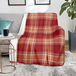 Western Tartan Pattern Print Blanket