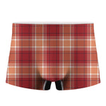 Western Tartan Pattern Print Men's Boxer Briefs