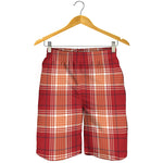 Western Tartan Pattern Print Men's Shorts