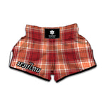 Western Tartan Pattern Print Muay Thai Boxing Shorts