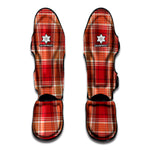 Western Tartan Pattern Print Muay Thai Shin Guard