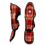 Western Tartan Pattern Print Muay Thai Shin Guard