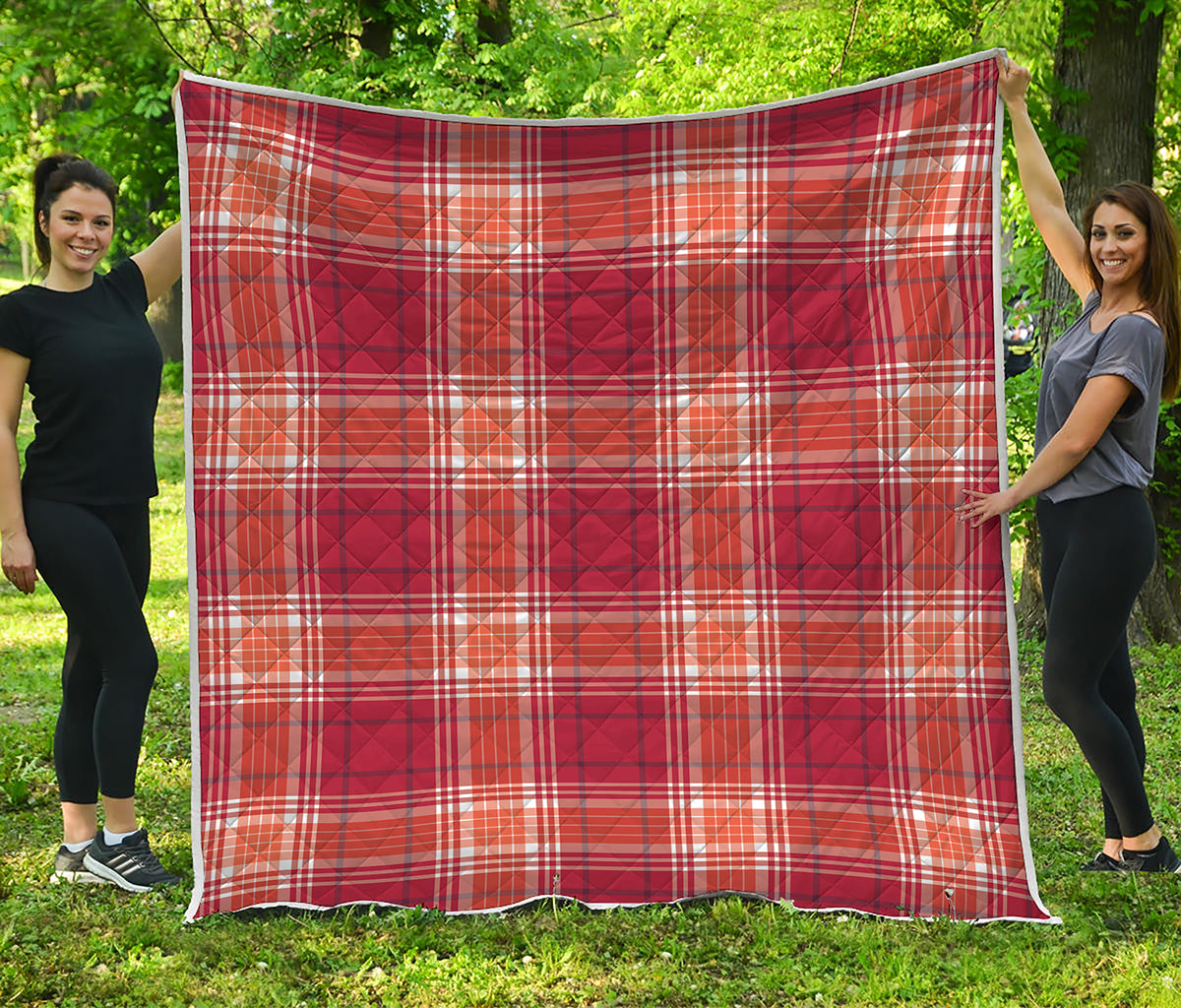 Western Tartan Pattern Print Quilt