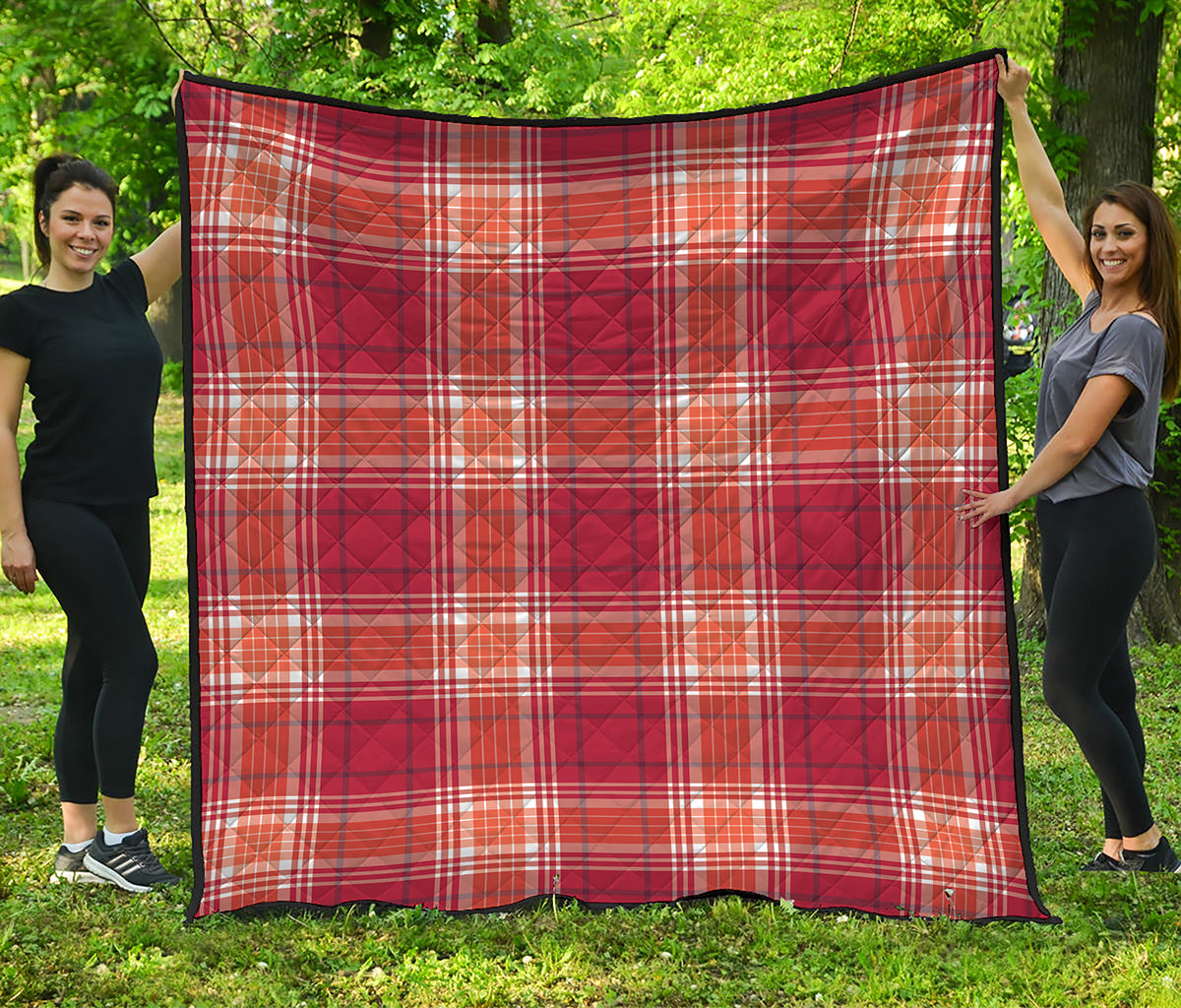 Western Tartan Pattern Print Quilt