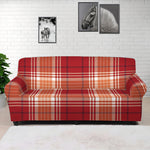 Western Tartan Pattern Print Sofa Cover