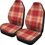 Western Tartan Pattern Print Universal Fit Car Seat Covers