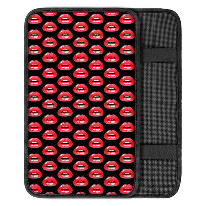 Wet Lips Pattern Print Car Center Console Cover