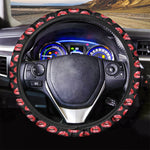 Wet Lips Pattern Print Car Steering Wheel Cover