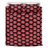 Wet Lips Pattern Print Duvet Cover Bedding Set