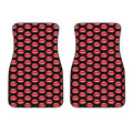 Wet Lips Pattern Print Front Car Floor Mats