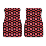 Wet Lips Pattern Print Front Car Floor Mats