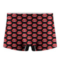 Wet Lips Pattern Print Men's Boxer Briefs