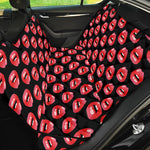 Wet Lips Pattern Print Pet Car Back Seat Cover