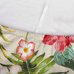 White Aloha Pineapple Pattern Print Sofa Cover