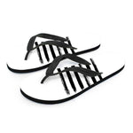 White And Black American Flag Print Flip Flops