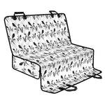 White And Black Mantis Pattern Print Pet Car Back Seat Cover