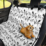 White And Black Mantis Pattern Print Pet Car Back Seat Cover