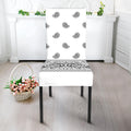 White And Black Paisley Bandana Print Dining Chair Slipcover