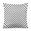 White And Black Polka Dot Pattern Print Pillow Cover