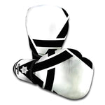 White And Black Star of David Print Boxing Gloves