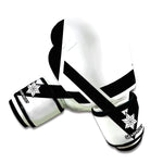 White And Black Star of David Print Boxing Gloves