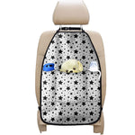 White And Black Star Pattern Print Car Seat Organizers