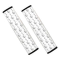 White And Black Stethoscope Print Car Seat Belt Covers