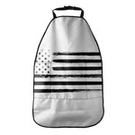 White And Black USA Flag Print Car Seat Organizers