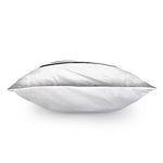 White And Black USA Flag Print Pillow Cover