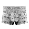 White And Black Wicca Magical Print Men's Boxer Briefs