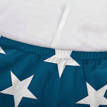 White And Blue USA Star Pattern Print Sofa Cover