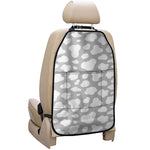 White And Grey Cow Print Car Seat Organizers