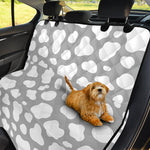 White And Grey Cow Print Pet Car Back Seat Cover