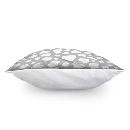 White And Grey Cow Print Pillow Cover