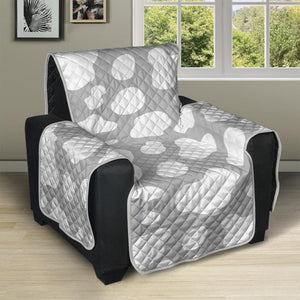 White And Grey Cow Print Recliner Protector