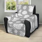 White And Grey Cow Print Recliner Protector