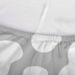 White And Grey Cow Print Sofa Cover