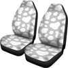 White And Grey Cow Print Universal Fit Car Seat Covers