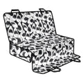 White And Grey Shark Pattern Print Pet Car Back Seat Cover