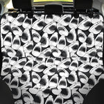 White And Grey Shark Pattern Print Pet Car Back Seat Cover