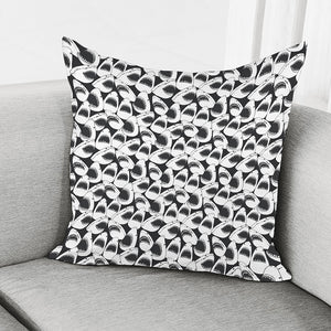 White And Grey Shark Pattern Print Pillow Cover