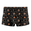 White And Orange Aboriginal Art Print Men's Boxer Briefs